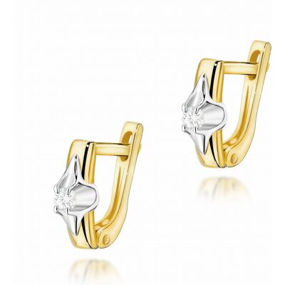 Inny producent Złote kolczyki K0088 Diament 2 x 0,04ct żółte złoto pr. 585 Inny producent Złote kolczyki K0088 Diament 2 x 0,04ct żółte złoto pr. 585