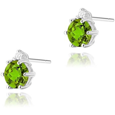 Inny producent Złote kolczyki Oliwin 2 x 0,60ct białe złoto pr. 585 Inny producent Złote kolczyki Oliwin 2 x 0,60ct białe złoto pr. 585