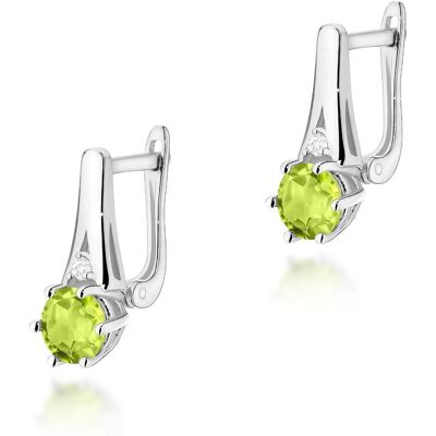 Inny producent Złote kolczyki Oliwin 2 x 0,60ct białe złoto pr. 585 Inny producent Złote kolczyki Oliwin 2 x 0,60ct białe złoto pr. 585