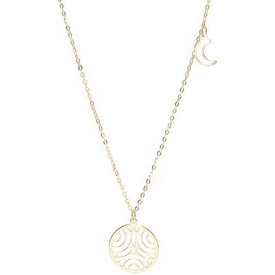 Monilu Złoty naszyjnik 585 Celestial Circle Monilu Złoty naszyjnik 585 Celestial Circle