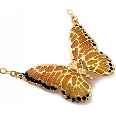 Lovrin Złoty naszyjnik 585 z emaliowanym MOTYLEM r45 motylek 1.88g MOTYL emalia Lovrin Złoty naszyjnik 585 z emaliowanym MOTYLEM r45 motylek 1.88g MOTYL emalia