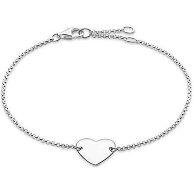 Bransoletka Damska Thomas Sabo Glam & Soul Heart Srebro 925 16,5 - 19,5 Cm Bransoletka Damska Thomas Sabo Glam & Soul Heart Srebro 925 16,5 - 19,5 Cm