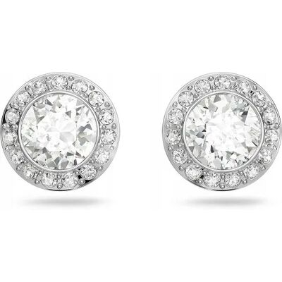 Kolczyki Damskie Swarovski Halo Okrągłe Kryształy Sztyft Srebrne Kryształki Kolczyki Damskie Swarovski Halo Okrągłe Kryształy Sztyft Srebrne Kryształki