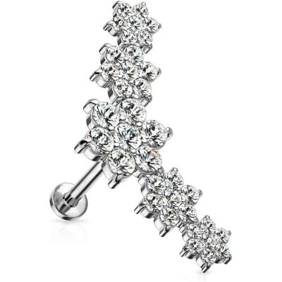 OTHER PIERCING Labret Helix Ze Stali Chirurgicznej 316l 1,2 Mm Złoty Rurowy OTHER PIERCING Labret Helix Ze Stali Chirurgicznej 316l 1,2 Mm Złoty Rurowy