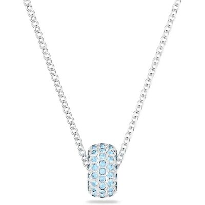 Naszyjnik Swarovski - Stone, Blue, Silver 5642886 Naszyjnik Swarovski - Stone, Blue, Silver 5642886