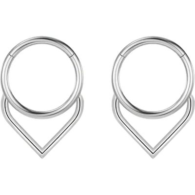 Inny producent Piercing 2 Sztuki Ze Stali Nierdzewnej Srebrny Do Nosa Kolczyk Inny producent Piercing 2 Sztuki Ze Stali Nierdzewnej Srebrny Do Nosa Kolczyk