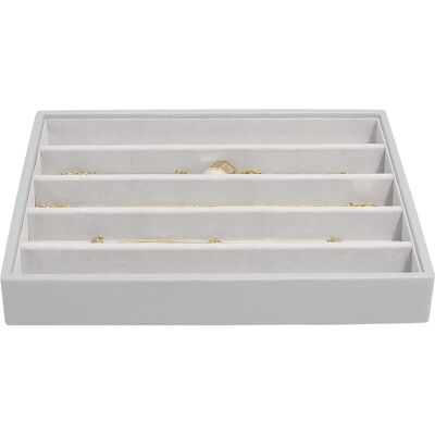 Stackers Szkatułka Na Biżuterię Pebble Grey Z 3 Przegródkami I 5 Szufladami Stackers Szkatułka Na Biżuterię Pebble Grey Z 3 Przegródkami I 5 Szufladami