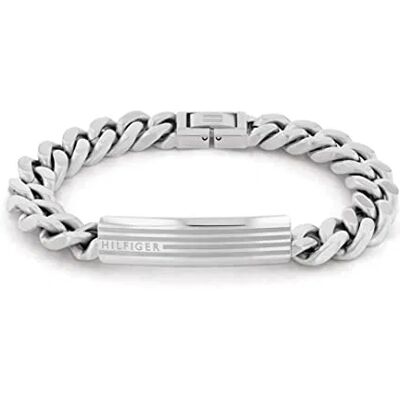 Tommy Hilfiger Men'S Stainless Steel Bracelet - 2790345 One Size Stainless Steel No Gemstones Tommy Hilfiger Men'S Stainless Steel Bracelet - 2790345 One Size Stainless Steel No Gemstones
