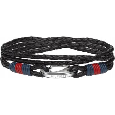 Tommy Hilfiger Męska Skórzana Bransoletka Tommy Hilfiger Męska Skórzana Bransoletka