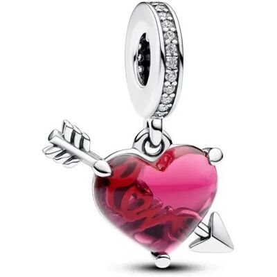 Zawieszka Pandora - Czerwone Serce Ze Szkła Murano 793085c01 Zawieszka Pandora - Czerwone Serce Ze Szkła Murano 793085c01