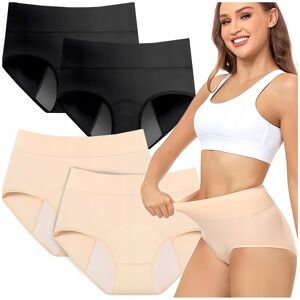 MAWE 4x MAJTKI MENSTRUACYJNE Bawełna Damskie Wysokim Stanem Nieprzeciekające 4Xl MAWE 4x MAJTKI MENSTRUACYJNE Bawełna Damskie Wysokim Stanem Nieprzeciekające 4Xl