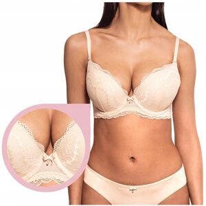 inna (Inny) Agio DB-9222 My Body Push up Beżowy koronkowy stanik powiększający nude 95C inna (Inny) Agio DB-9222 My Body Push up Beżowy koronkowy stanik powiększający nude 95C