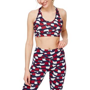 Biustonosz damski Tommy Hilfiger Mid Intensity Aop Racer sportowy-M Biustonosz damski Tommy Hilfiger Mid Intensity Aop Racer sportowy-M