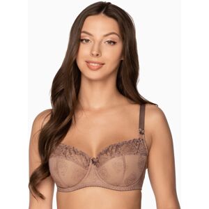 Biustonosz GAIA Semi-Soft Elena 1107 półusztywniany brązowy (mokka) 70L Biustonosz GAIA Semi-Soft Elena 1107 półusztywniany brązowy (mokka) 70L