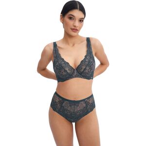 Biustonosz koronkowy na drucie Bralette Marea elegancki zielony Alles 75F Biustonosz koronkowy na drucie Bralette Marea elegancki zielony Alles 75F