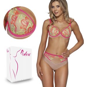 AVA Biustonosz Push Up AV 2070 fluo wielokolorowy 70B AVA Biustonosz Push Up AV 2070 fluo wielokolorowy 70B