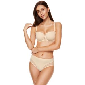 Biustonosz push up Biustonosz Usztywniany Model Zara B4 Beige - Gorteks - 75F Gorteks Biustonosz push up Biustonosz Usztywniany Model Zara B4 Beige - Gorteks - 75F Gorteks