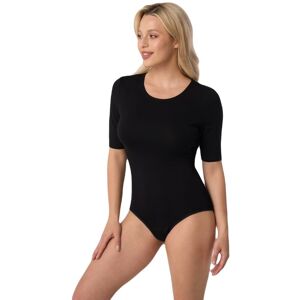 BABELL Body damskie z krótkim rękawem VIDA czarne L BABELL Body damskie z krótkim rękawem VIDA czarne L
