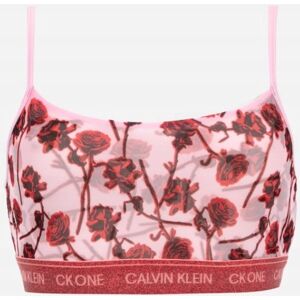 Calvin Klein Biustonosz Różowy We Wzór S 0_5 Tia Calvin Klein Biustonosz Różowy We Wzór S 0_5 Tia