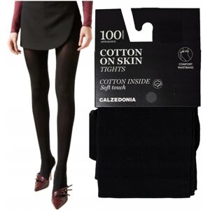 inna (Inny) CALZEDONIA rajstopy czarne kryjące SOFT TOUCH COTTON ON SKIN 100 DEN M / 3 inna (Inny) CALZEDONIA rajstopy czarne kryjące SOFT TOUCH COTTON ON SKIN 100 DEN M / 3
