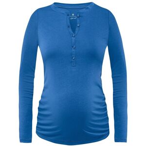 Damska koszulka piżamowa bawełniana ciążowa niebieska Bellybutton, r.XL Damska koszulka piżamowa bawełniana ciążowa niebieska Bellybutton, r.XL