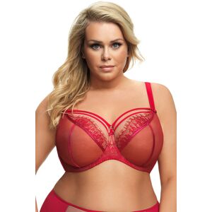 Inny producent Gorsenia K496 Paradise czerwony 75F Biustonosz miękki Inny producent Gorsenia K496 Paradise czerwony 75F Biustonosz miękki