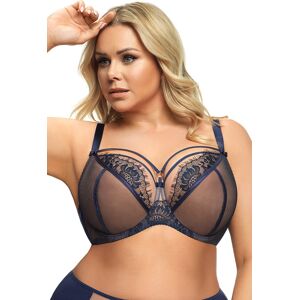 Inny producent Gorsenia K496 Paradise granatowy 85E Biustonosz miękki Inny producent Gorsenia K496 Paradise granatowy 85E Biustonosz miękki