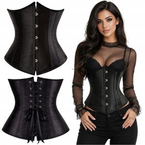 Luvu Gorset modelujący talię underbust czarny - S Luvu Gorset modelujący talię underbust czarny - S