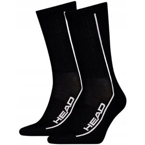 Head Skarpetki Skarpety Wysokie Czarne 39-42 2 Pary Head Skarpetki Skarpety Wysokie Czarne 39-42 2 Pary