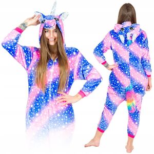 Inny producent Jednorożec kigurumi onesie piżama ciepła kombinezon damski męski S Inny producent Jednorożec kigurumi onesie piżama ciepła kombinezon damski męski S