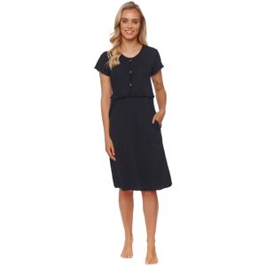 Koszula do karmienia koszula ciążowa DOCTOR NAP 4542 black L Koszula do karmienia koszula ciążowa DOCTOR NAP 4542 black L