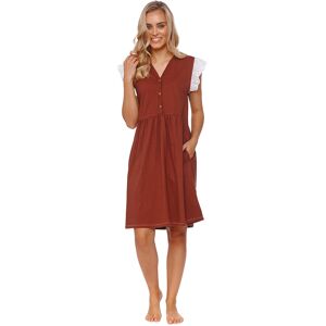 Koszula nocna ciążowa, DOCTOR NAP 9903 cinnamon XL Koszula nocna ciążowa, DOCTOR NAP 9903 cinnamon XL