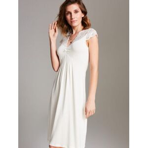 Vanilla KOSZULA NOCNA S003 01 - krem 3XL Vanilla KOSZULA NOCNA S003 01 - krem 3XL