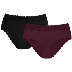 Esotiq&Henderson Majtki figi Fonza 2-pak Henderson czarny, bordowy XL Esotiq&Henderson Majtki figi Fonza 2-pak Henderson czarny, bordowy XL