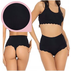 Majtki MITEX Feel Good String Maxi wysoki stan modelujące gładkie czarne M Majtki MITEX Feel Good String Maxi wysoki stan modelujące gładkie czarne M