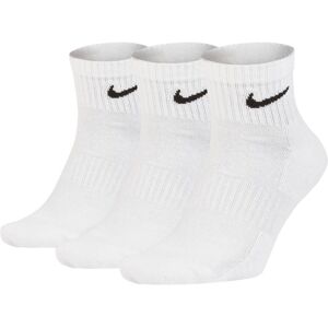 Nike Skarpety sportowe, 3-pack, Everyday Cushion Ankle SX7667 100, biały, rozmiar 38/42 Nike Skarpety sportowe, 3-pack, Everyday Cushion Ankle SX7667 100, biały, rozmiar 38/42