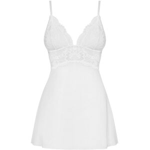 Obsessive, Bielizna babydoll i stringi Biały, romz. S/M Obsessive, Bielizna babydoll i stringi Biały, romz. S/M