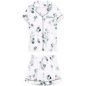 White pocket Piżama Eukaliptus krótka XS White pocket Piżama Eukaliptus krótka XS