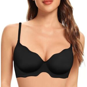 Inny producent SHEKINI Biustonosz Stanik Bezszwowy Elegancki Komfortowy Czarny 38/85B Inny producent SHEKINI Biustonosz Stanik Bezszwowy Elegancki Komfortowy Czarny 38/85B