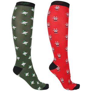 Inny producent Skarpetki QHP Christmas dwie pary elf/rudolph, rozmiar: 35-38 Inny producent Skarpetki QHP Christmas dwie pary elf/rudolph, rozmiar: 35-38