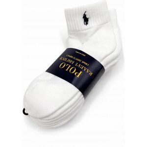 Skarpety POLO RALPH LAUREN rozmiar 36-40 6 par białe (10335) Skarpety POLO RALPH LAUREN rozmiar 36-40 6 par białe (10335)