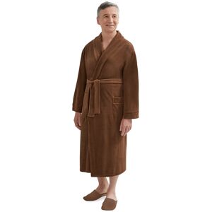 Odzież Martel Szlafrok Męski Xl/2Xl Brązowy Ciepły Miękki Długi Elegancki Wiązany Welur Odzież Martel Szlafrok Męski Xl/2Xl Brązowy Ciepły Miękki Długi Elegancki Wiązany Welur