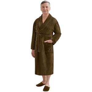 Odzież Martel Szlafrok Męski Xl/2Xl Oliwkowy Ciepły Miękki Długi Elegancki Wiązany Welurowy Odzież Martel Szlafrok Męski Xl/2Xl Oliwkowy Ciepły Miękki Długi Elegancki Wiązany Welurowy