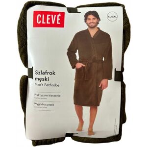 Inny producent Szlafrok z wiązaniem Cleve khaki XL/XXL Inny producent Szlafrok z wiązaniem Cleve khaki XL/XXL