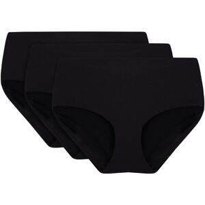 Vivisence 4013 3-pack czarny M Majtki wysokie figi Vivisence 4013 3-pack czarny M Majtki wysokie figi