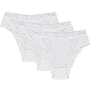 Inny producent Wol-Bar Abra 3-pak biały S Majtki figi Inny producent Wol-Bar Abra 3-pak biały S Majtki figi