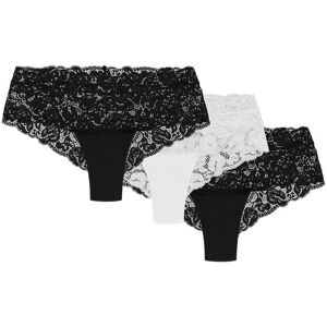 Inny producent Wol-Bar Nova 3-pak czarny-czarny-biały S Majtki szorty Inny producent Wol-Bar Nova 3-pak czarny-czarny-biały S Majtki szorty