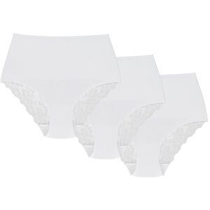 Inny producent Wol-Bar Promessa 3-pak biały L Majtki wysokie figi Inny producent Wol-Bar Promessa 3-pak biały L Majtki wysokie figi