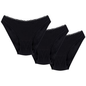 Inny producent Wol-Bar Soft Cute 3-pak czarny M Majtki figi Inny producent Wol-Bar Soft Cute 3-pak czarny M Majtki figi