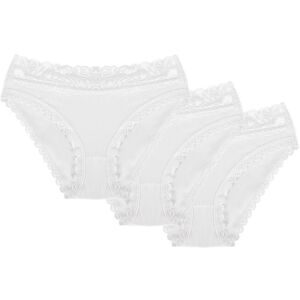 Inny producent Wol-Bar Soft Lovely 3-pak biały L Majtki figi Inny producent Wol-Bar Soft Lovely 3-pak biały L Majtki figi